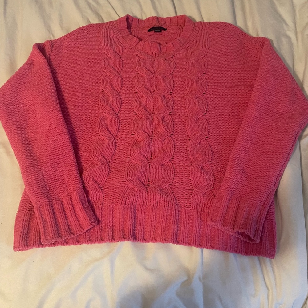 Hot pink American Eagle sweater